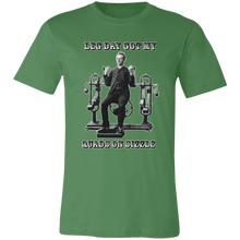 Load image into Gallery viewer, VICTORIAN MAN LEG DAY GYM T SHIRT