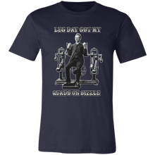 Load image into Gallery viewer, VICTORIAN MAN LEG DAY GYM T SHIRT