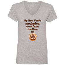 Load image into Gallery viewer, FUNNY POUTINE V NECK T SHIRT