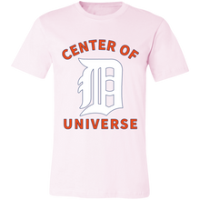 Load image into Gallery viewer, LIGHT PINK DETROIT CENTER OF THE UNIVERSE T SHIRT