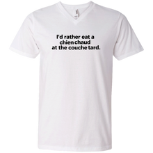 Load image into Gallery viewer, FUNNY FRENCH HOT DOG V NECK SHIRT