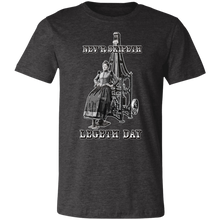Load image into Gallery viewer, VICTORIAN WOMAN LEG DAY GYM T SHIRT