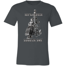 Load image into Gallery viewer, VICTORIAN WOMAN LEG DAY GYM T SHIRT
