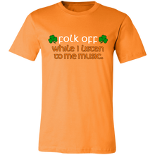Load image into Gallery viewer, ORANGE IRISH MUSIC ST PATRICK'S DAY T SHIRT