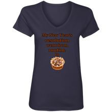 Load image into Gallery viewer, FUNNY POUTINE V NECK T SHIRT