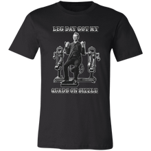 Load image into Gallery viewer, VICTORIAN MAN LEG DAY GYM T SHIRT