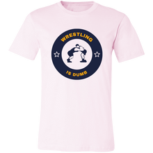 Load image into Gallery viewer, WWF WRESTLING IS DUMB T SHIRT