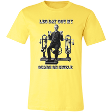 Load image into Gallery viewer, VICTORIAN MAN LEG DAY GYM T SHIRT