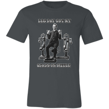 Load image into Gallery viewer, VICTORIAN MAN LEG DAY GYM T SHIRT