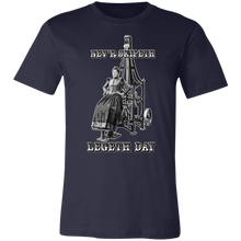 Load image into Gallery viewer, VICTORIAN WOMAN LEG DAY GYM T SHIRT