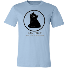 Load image into Gallery viewer, BABY BLUE CAT DOESN'T RESPECT ME T SHIRT