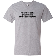 Load image into Gallery viewer, FUNNY FRENCH HOT DOG V NECK SHIRT