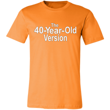 Load image into Gallery viewer, orange t shirt 40th birthday present