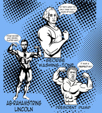 Load image into Gallery viewer, PRESIDENTS ALL OVER PRINT HISTORICAL BODYBUILDER TANK TOP