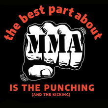 Load image into Gallery viewer, MMA T SHIRT LOGO funny PUNCHING AND KICKING UFC
