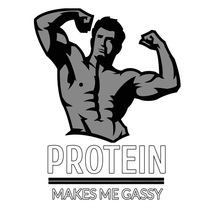 Load image into Gallery viewer, PROTEIN MAKES ME GASSY T SHIRT
