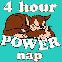 Load image into Gallery viewer, FUNNY FOUR HOUR CAT NAP T SHIRT

