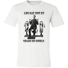 Load image into Gallery viewer, VICTORIAN MAN LEG DAY GYM T SHIRT
