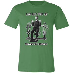 VICTORIAN MAN LEG DAY GYM T SHIRT