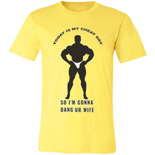 Load image into Gallery viewer, TODAY IS MY CHEAT DAY BODYBUILDER T SHIRT
