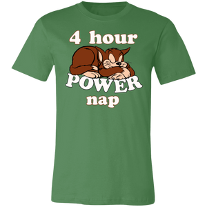 CUTE FOUR HOUR POWER CAT NAP T SHIRT