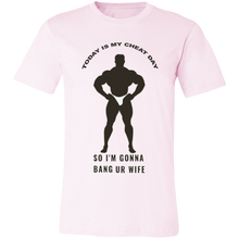 Load image into Gallery viewer, TODAY IS MY CHEAT DAY BODYBUILDER T SHIRT
