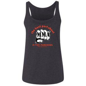 MMA TANK TOP LOGO funny PUNCHING AND KICKING UFC WOMENS