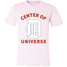 Load image into Gallery viewer, LIGHT PINK DETROIT CENTER OF THE UNIVERSE T SHIRT
