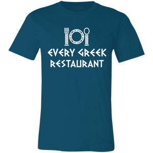 GREEK FONT LETTER T SHIRT 