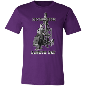 VICTORIAN WOMAN LEG DAY GYM T SHIRT