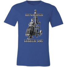 Load image into Gallery viewer, VICTORIAN WOMAN LEG DAY GYM T SHIRT
