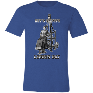 VICTORIAN WOMAN LEG DAY GYM T SHIRT