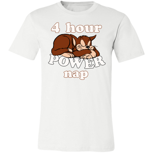 FOUR HOUR POWER CAT NAP T SHIRT