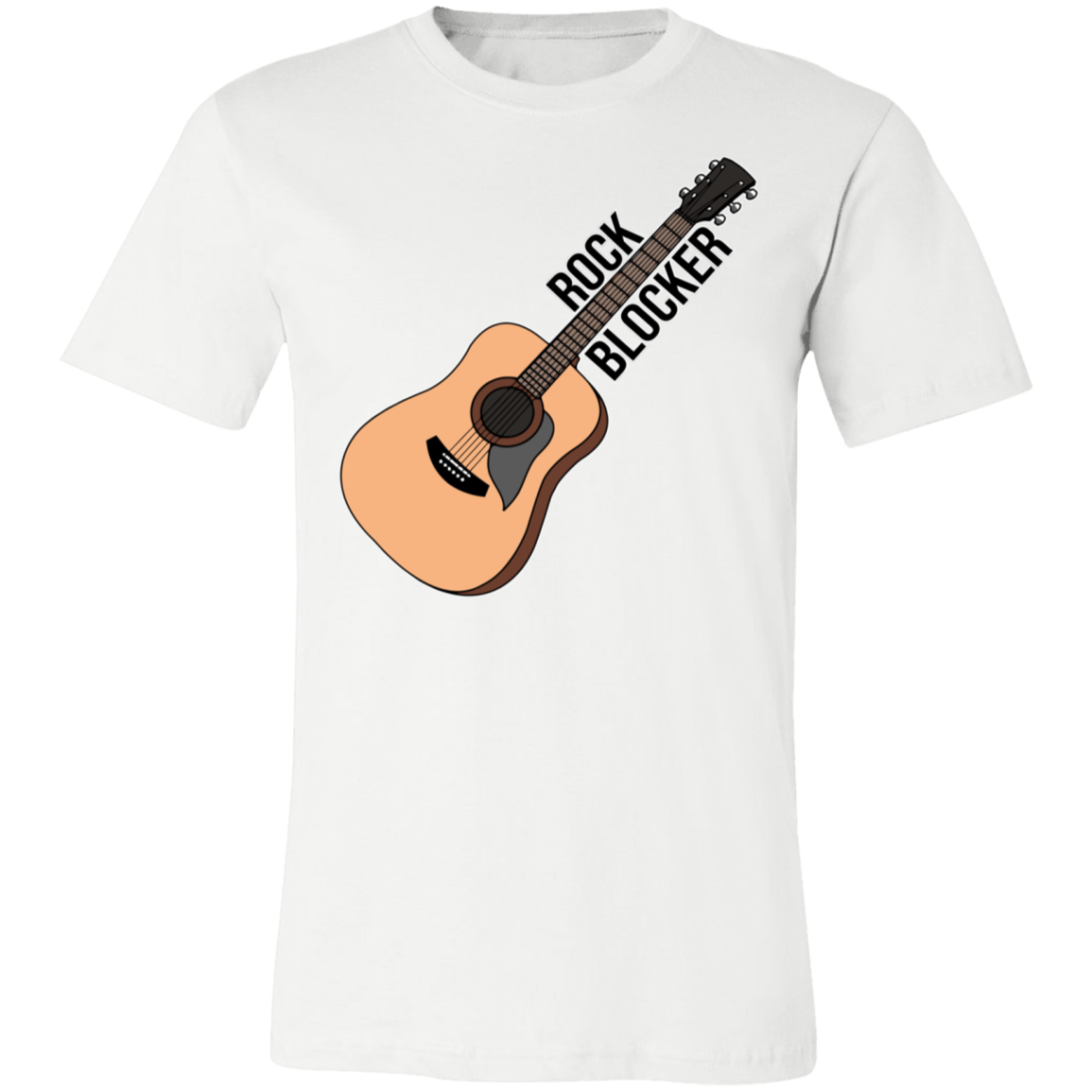 ROCK BLOCKER ACOUSTIC GUITAR T SHIRT