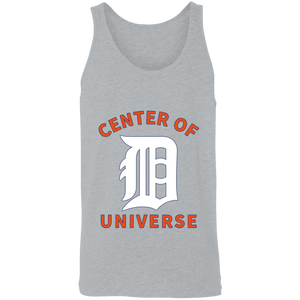 GREY CENTER OF THE UNIVERSE DETROIT TANK TOP