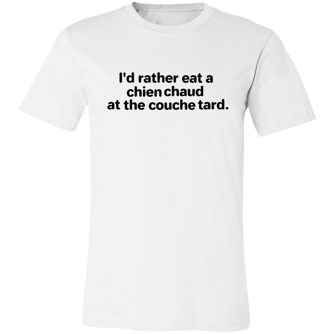 FUNNY FRENCH HOT DOG T SHIRT