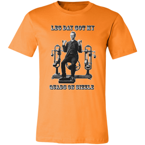 VICTORIAN MAN LEG DAY GYM T SHIRT