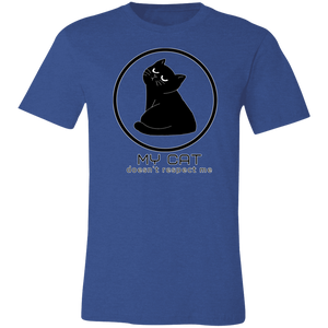 BLUE CAT DOESN'T RESPECT ME T SHIRT