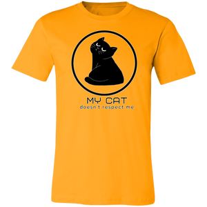 ORANGE CAT DOESN'T RESPECT ME T SHIRT