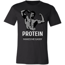 Load image into Gallery viewer, PROTEIN MAKES ME GASSY T SHIRT
