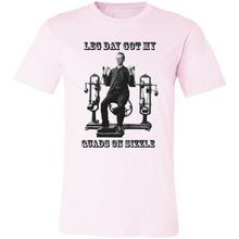 Load image into Gallery viewer, VICTORIAN MAN LEG DAY GYM T SHIRT
