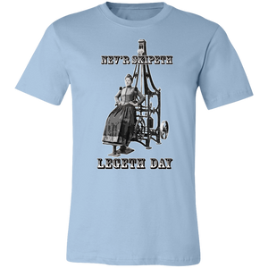 VICTORIAN WOMAN LEG DAY GYM T SHIRT