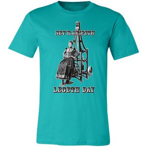 VICTORIAN WOMAN LEG DAY GYM T SHIRT