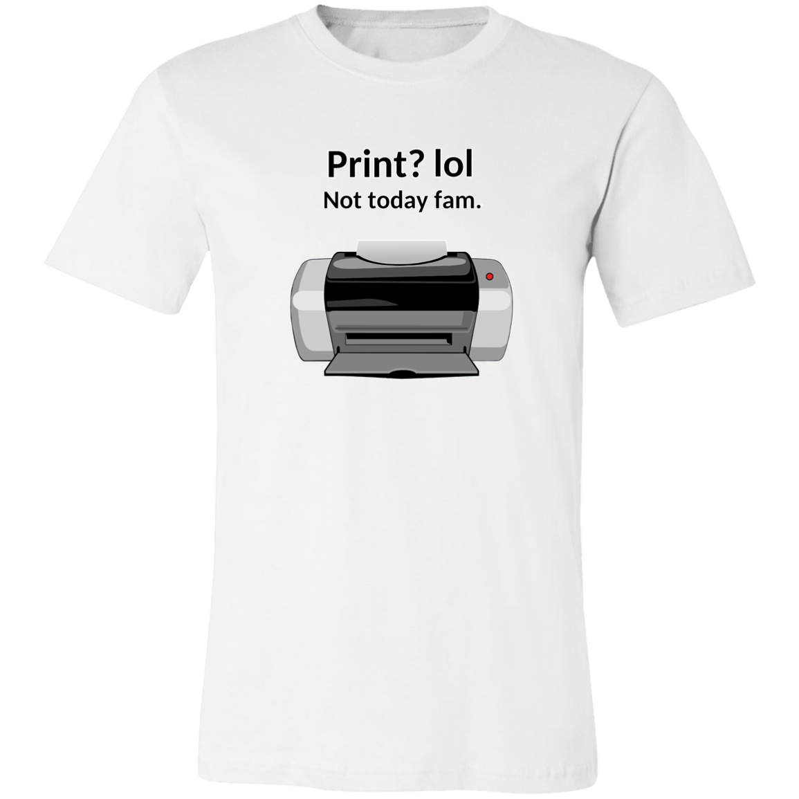 BROKEN INK JET PRINTER T SHIRT