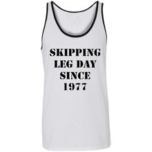 Load image into Gallery viewer, SKIPPING LEG DAY TANK TOP FUNNY parody SPOOF YEAR
