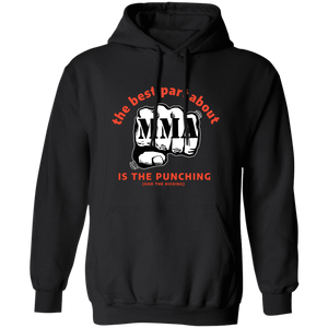 MMA HOODIE LOGO funny PUNCHING AND KICKING UFC WOMENS