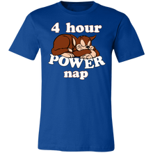 Load image into Gallery viewer, CUDDLY FOUR HOUR POWER CAT NAP T SHIRT
