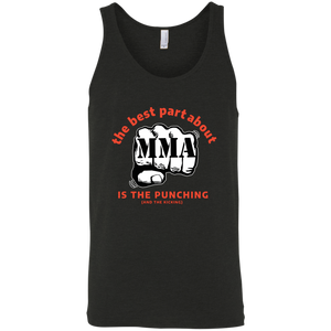 MMA TANK TOP LOGO funny PUNCHING AND KICKING UFC UNISEX