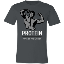 Load image into Gallery viewer, PROTEIN MAKES ME GASSY T SHIRT
