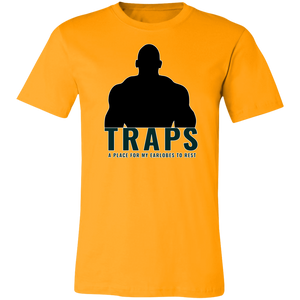 FUNNY GYM T SHIRT TRAPS